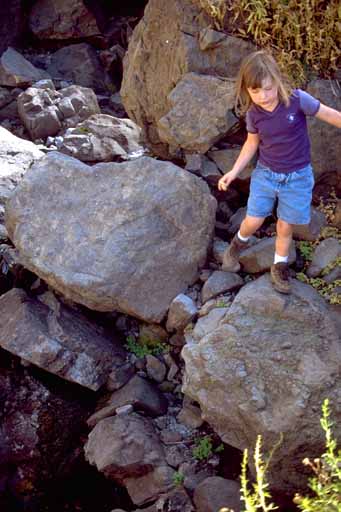 photo, kid climbing