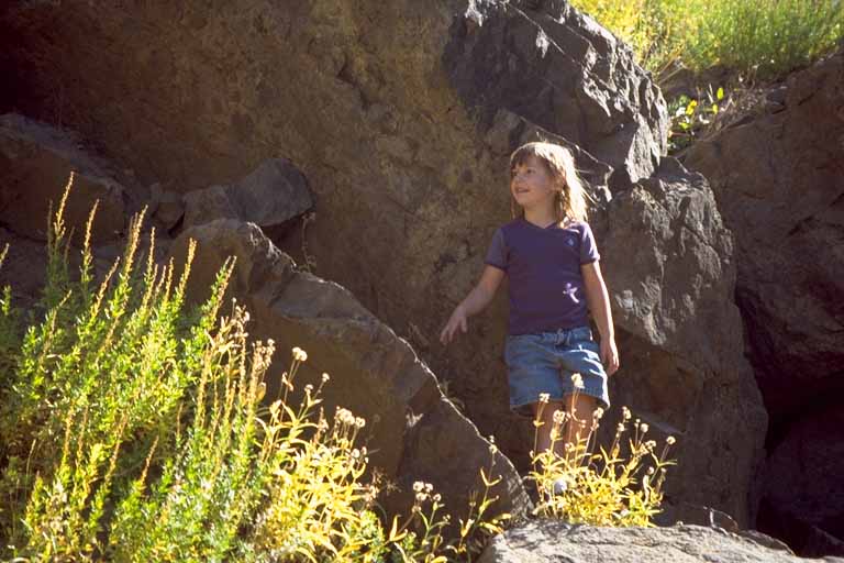 photo, kid climbing