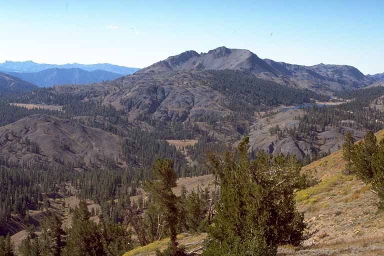 photo, valley in distance