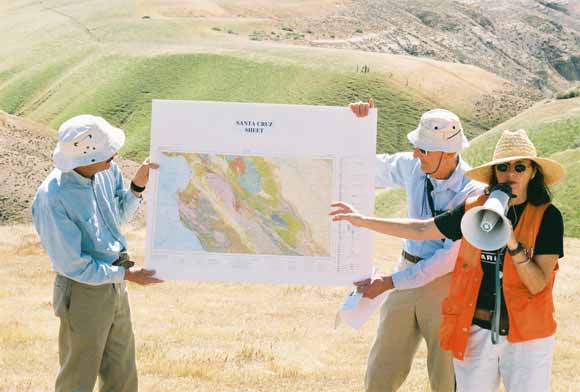 Photo of geologists in the field