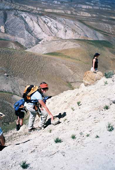 Photo of geologists in the field