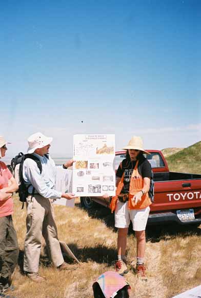 Photo of geologists in the field