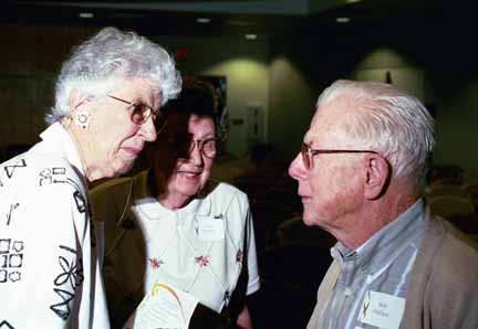 Elsie Hirscher with Trudy and Bob Wallace