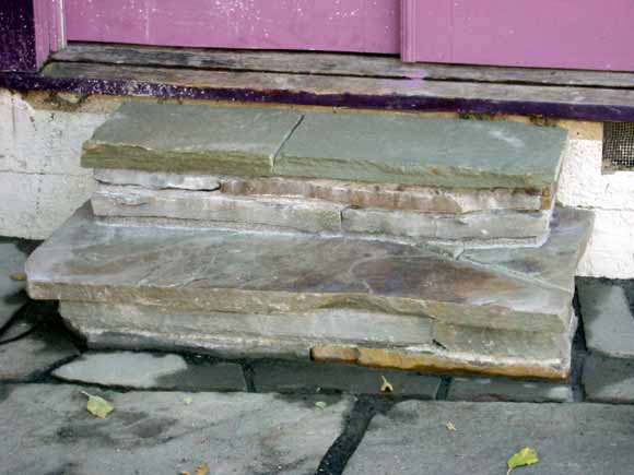 photo of stone steps